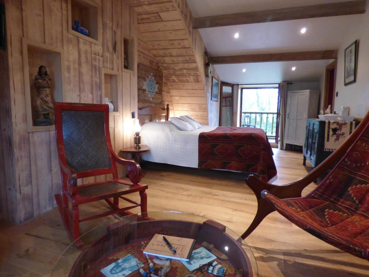 Chambre D'Hote Atypique "West Little Ranch" Chambre Amerindienne Guiscriff 외부 사진